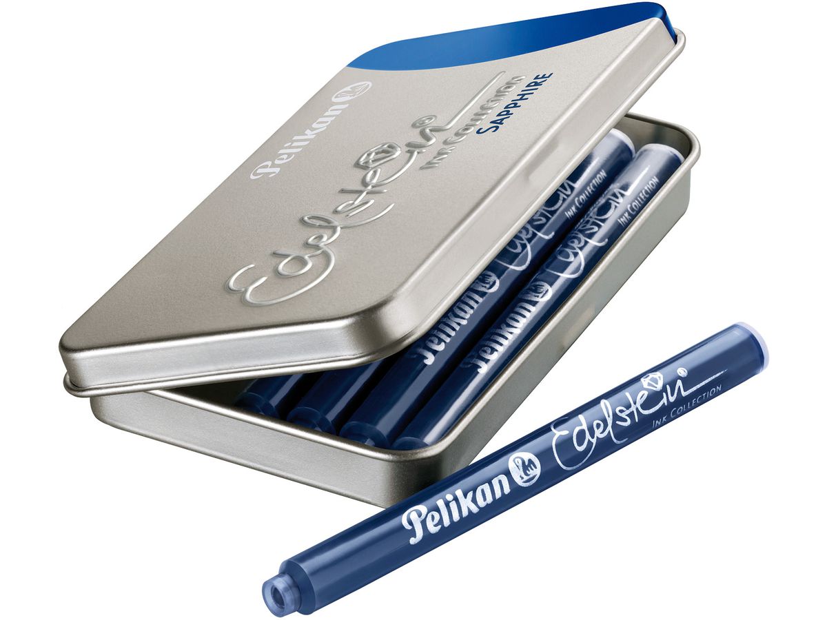 PELIKAN Cartouche d'encre gemme 339630 bleu 6 pcs. (4012700339638)