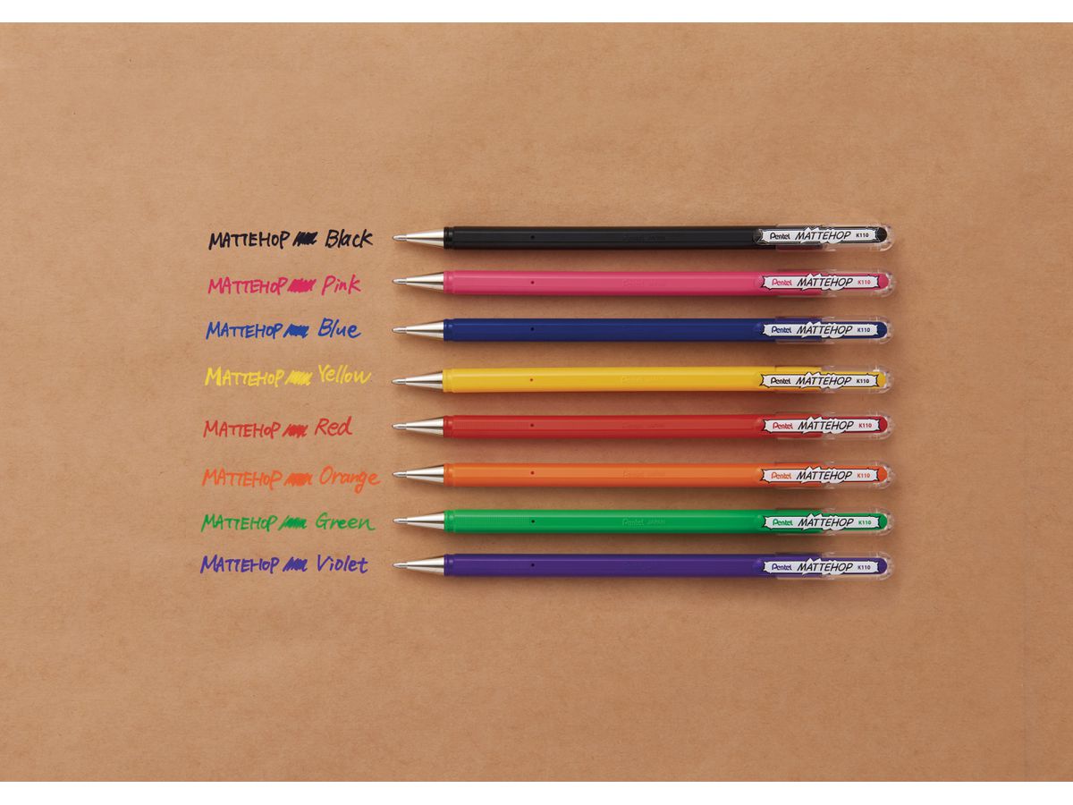 PENTEL Rollerball Mattehop 0.5mm K110-VCX Mattehop blau (0884851059833)