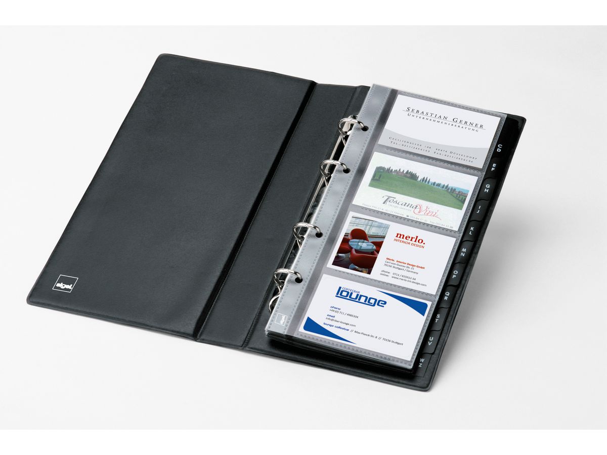 SIGEL Class.bigli.d.visita 265x147mm VZ300 A-Z per 200 carte (4004360980336)