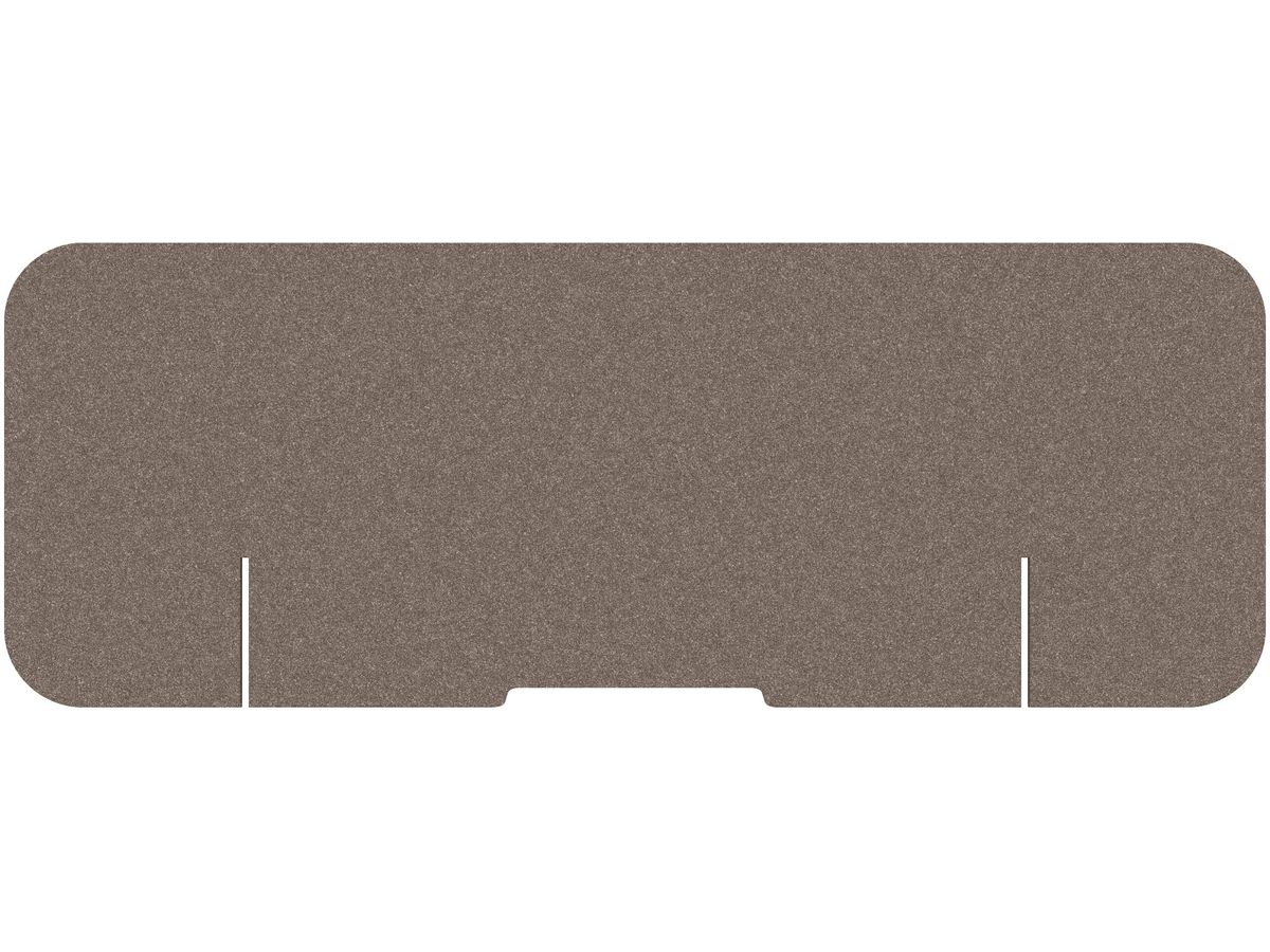 SUONO Tischtrennwand M 160x59x2.4cm 1111.M24.3900 DESK PLAIN, braun (7640439763324)