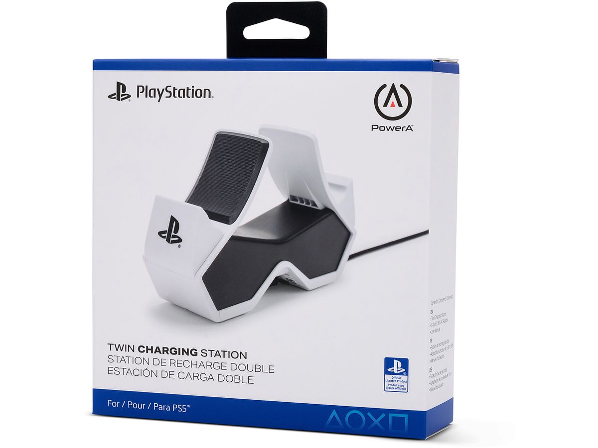 POWER A Off. Lic.Twin Charg.Station 1522855-02 PS5, Wireless Ctrl. (0617885027987)