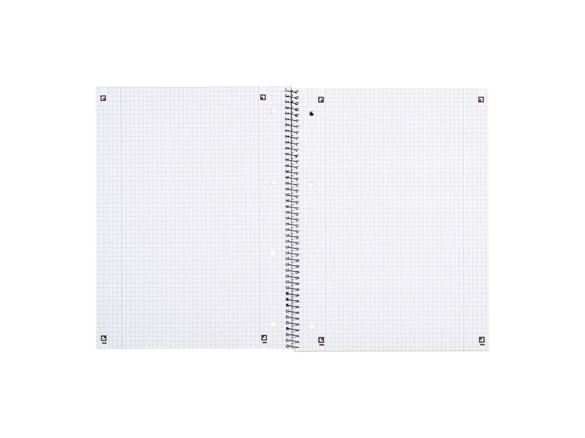 OXFORD School Collegeblocco A4+ 400061038 quadretti 5mm, 80 fgl 3 pez (4006140013296)