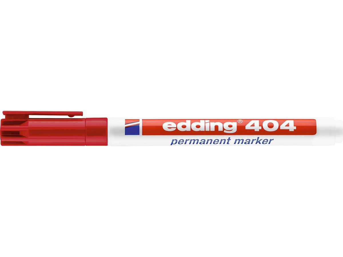 EDDING Permanent Marker 404 404-2 rosso (4004764028351)