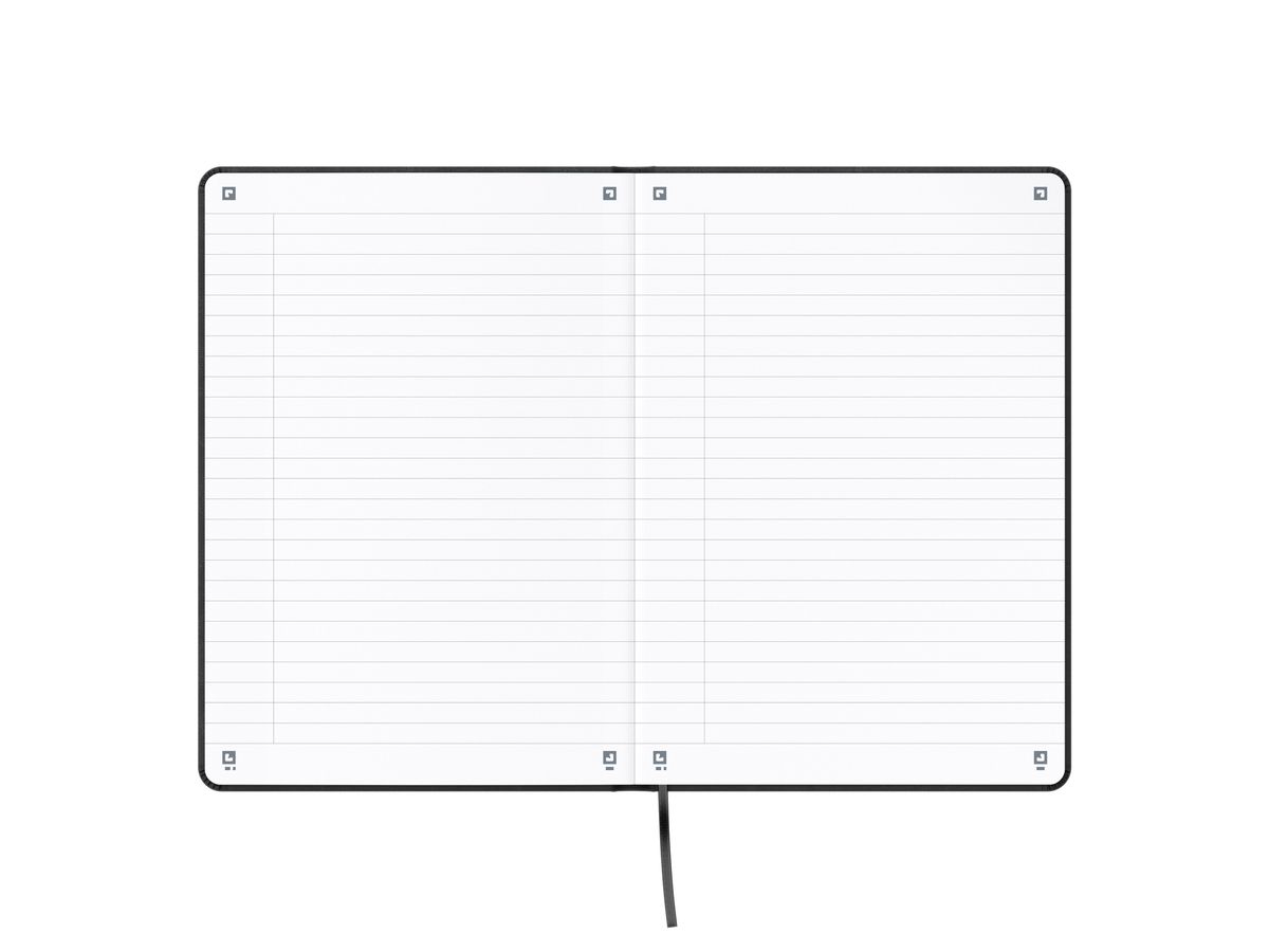 OXFORD Signature Notizbuch 400154945 A5, liniert 80 Blatt, blau (3020120180083)