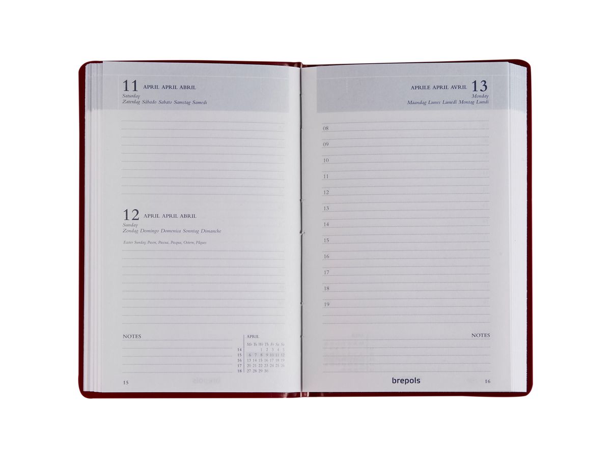 BREPOLS Agenda Trade Sunrise 2026 81402759960 1S/2P ass. 7.7x12cm (5412303378291)