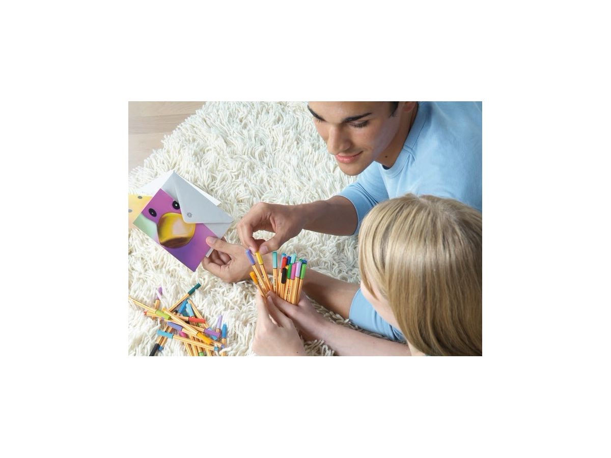 STABILO Fineliner Point 88 0.4mm 88/10 10 colori ass. (4006381217842)