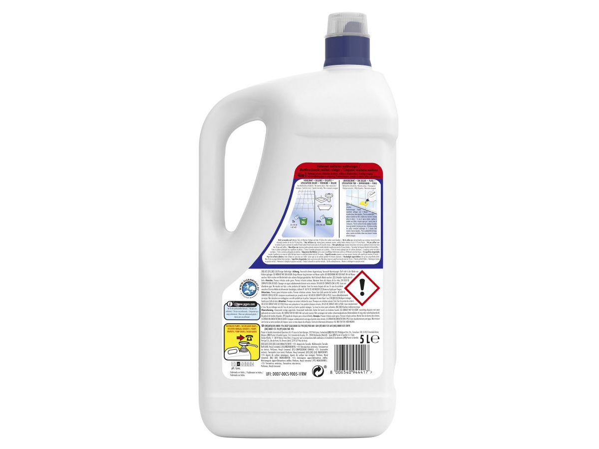 MR.PROPER Nettoyant hygiénique 5lt 971410 4 in 1, multuse (8006540944417)