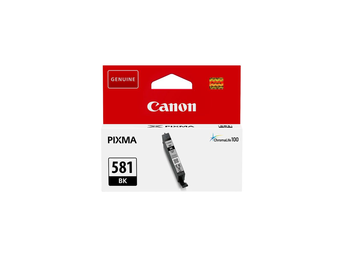CANON Cartouche d'encre noir CLI-581BK Pixma TS6150/TS8150 5.6ml (4549292087079)