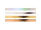 RICO DESIGN Washi Tape Set 15mmx5m 99001.21.38 métallique 4 rouleaux (4051271402303)