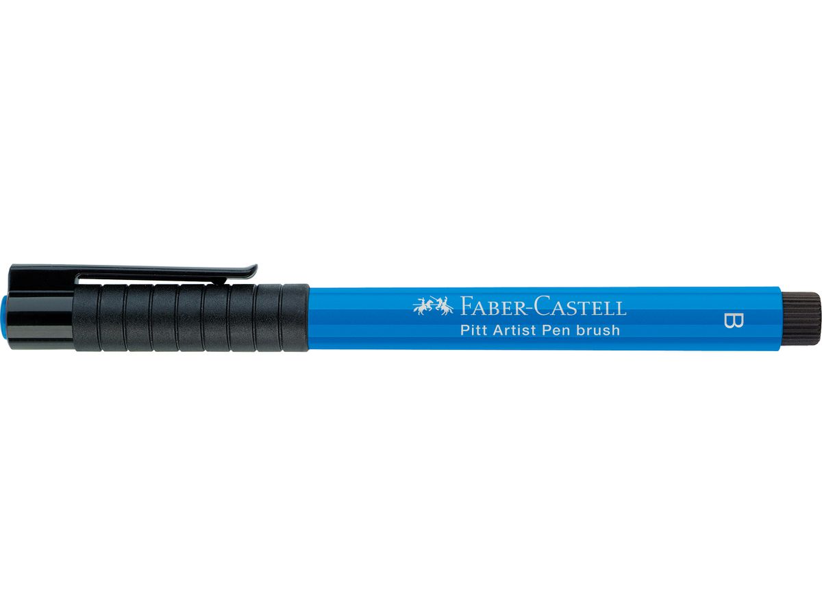 FABER-CASTELL Pitt Artist Pen Brush 2.5mm 167410 phthalo blue (4005401674108)
