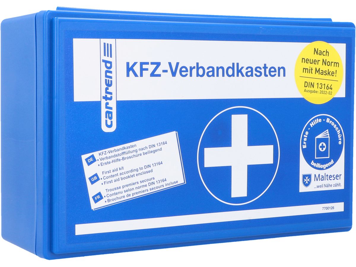 NEUTRAL Box bendaggi Unitec 7700126 blu, DIN 13164-B (4038373008350)