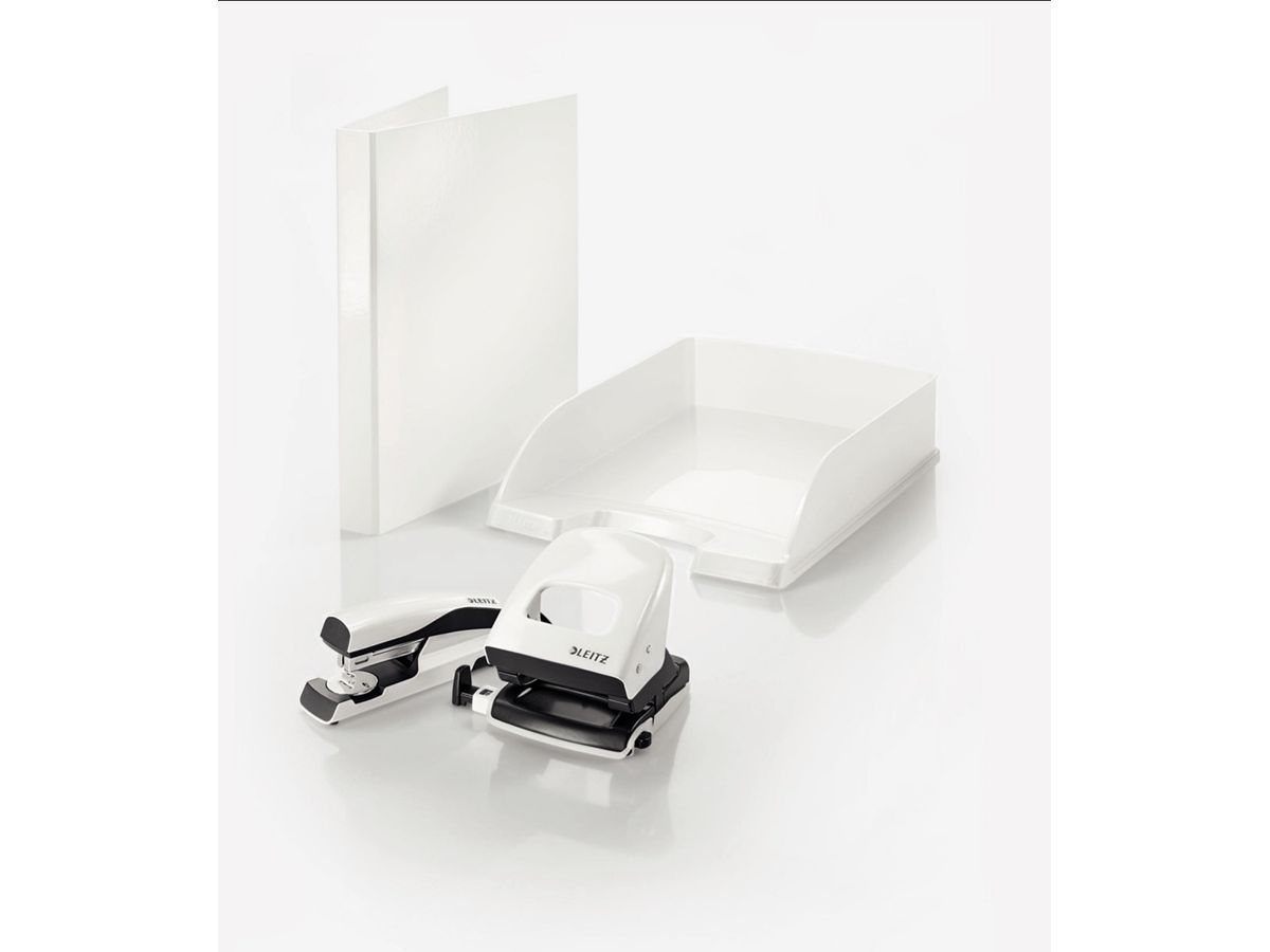 LEITZ Briefkorb WOW A4 52263001 perl weiss (4002432394449)