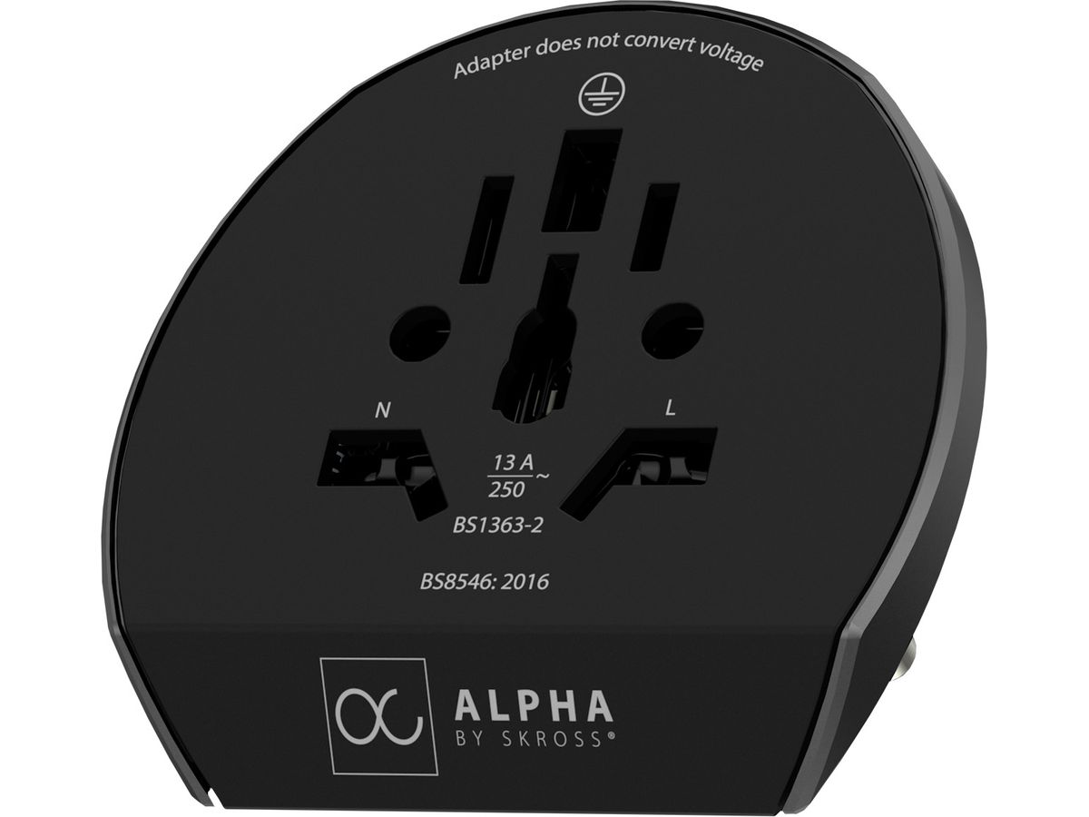 SKROSS World Adapter Premium Series 1.104102 Alpha Europe USB Charger 4A (7640166327295)