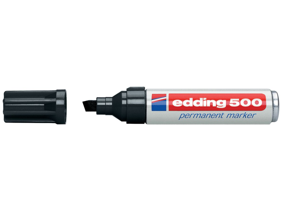 EDDING Permanent Marker 500 2-7mm 500BLI-1 nero Blister (4004764060306)