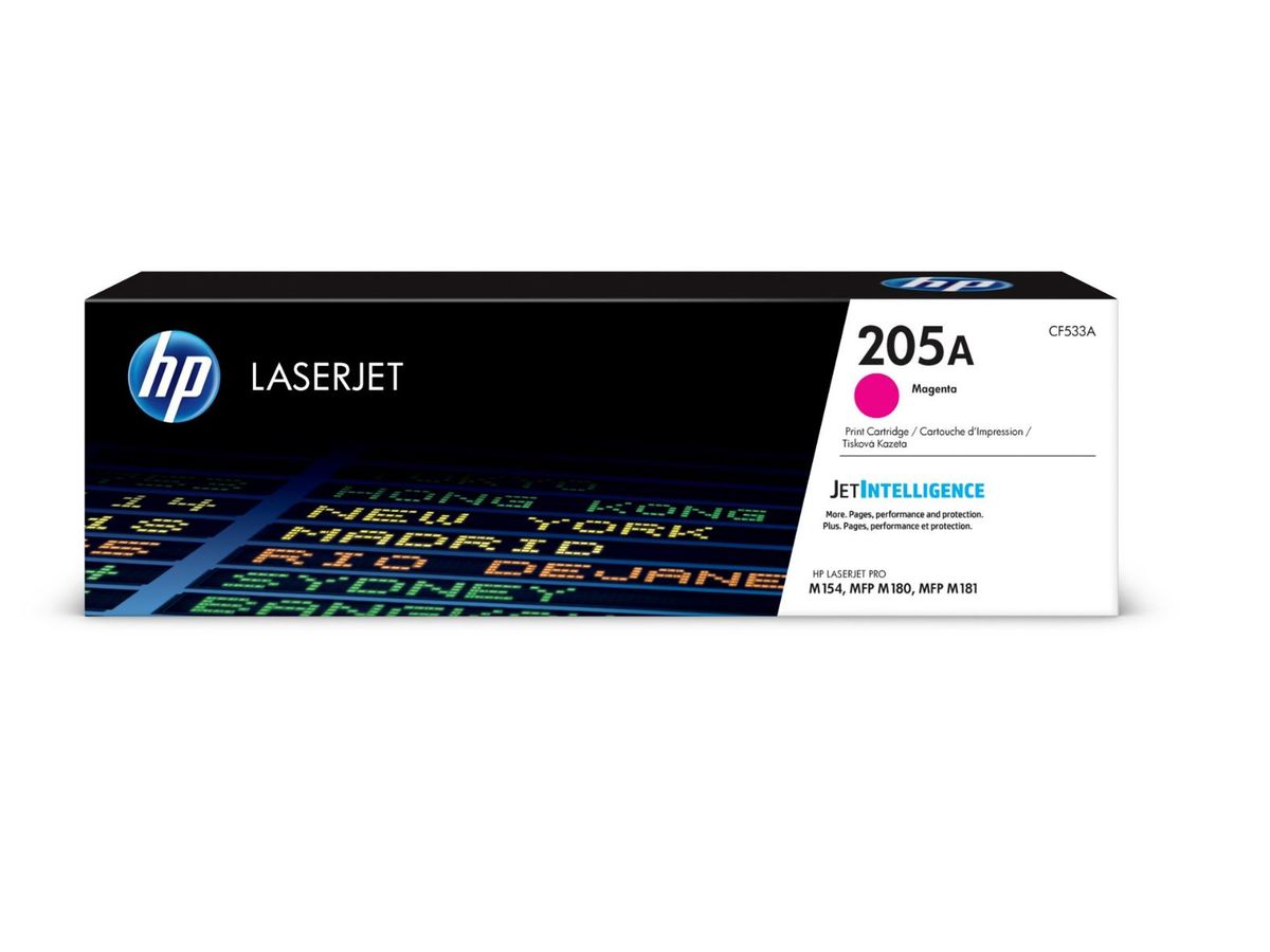 HP Toner-Modul 205A magenta CF533A CLJ Pro MFP M180/181 900 S. (0190781106999)