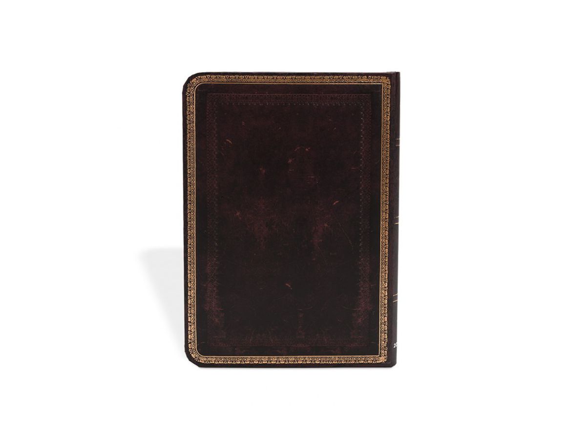 PAPERBLANKS Marokkoleder Midi PB8393 liniert schwarz (9781551568393)