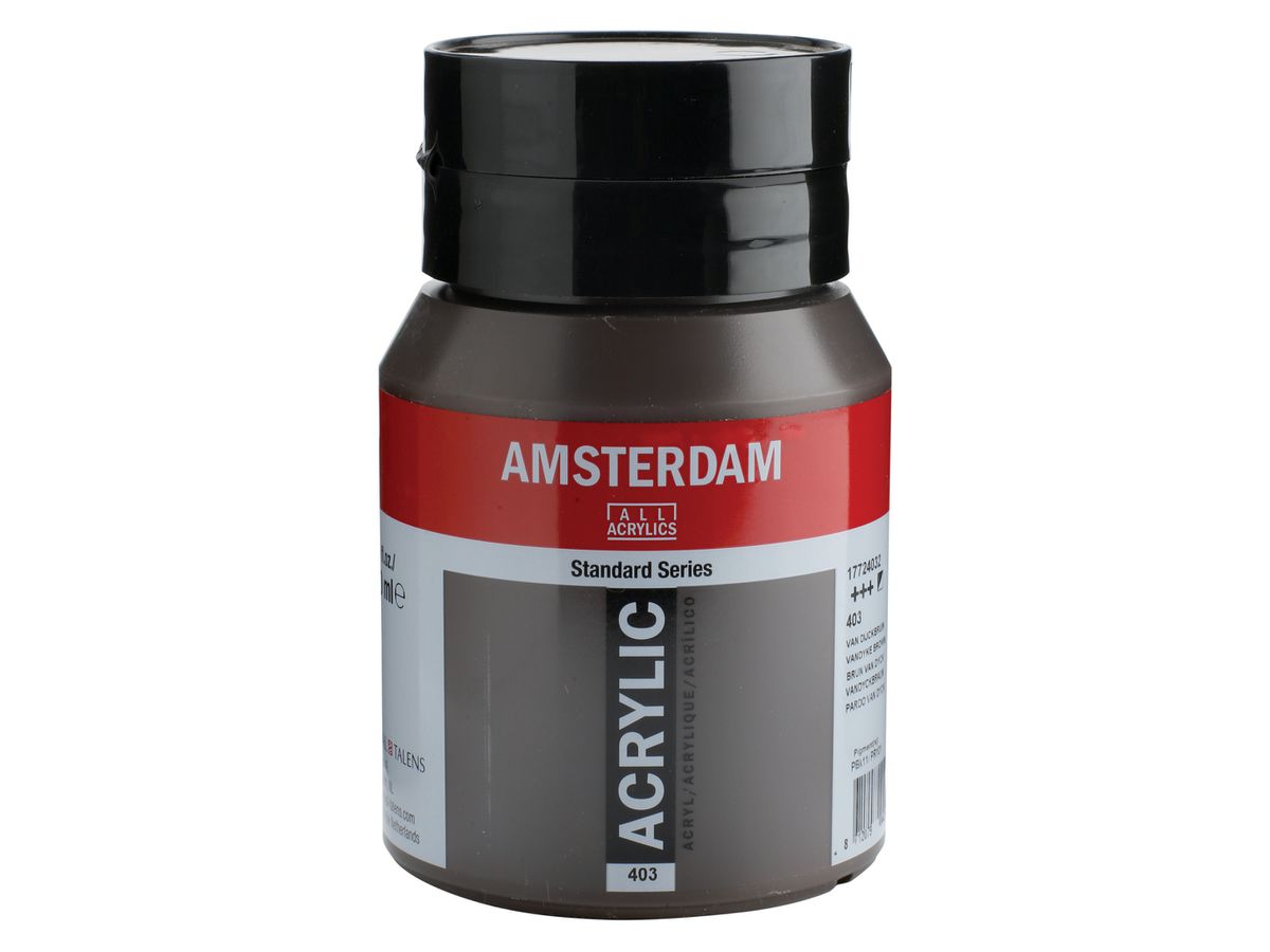 AMSTERDAM Colore acrilici 500ml 17724032 marrone 403 (8712079044213)