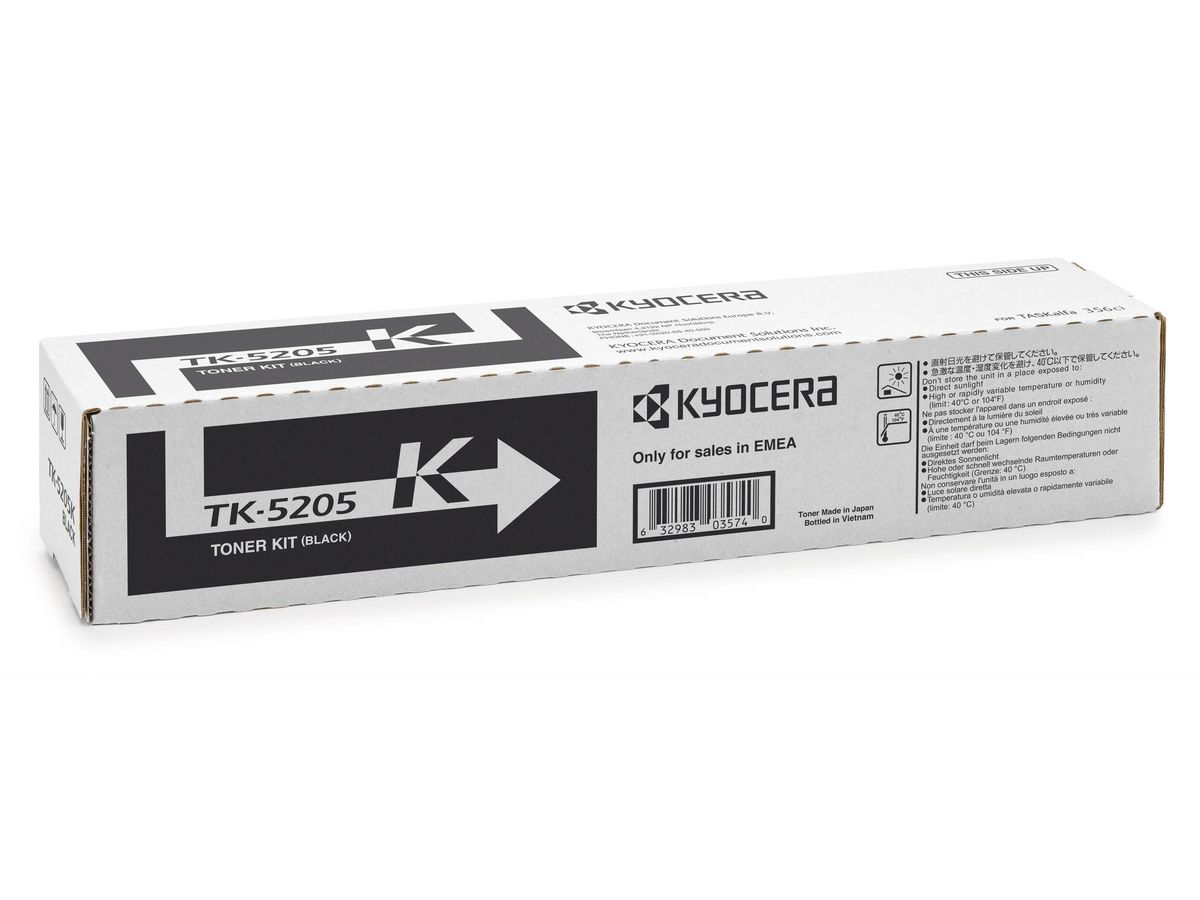 KYOCERA Toner-Modul schwarz TK-5205K TASKalfa 356ci 18'000 Seiten (0632983035740)