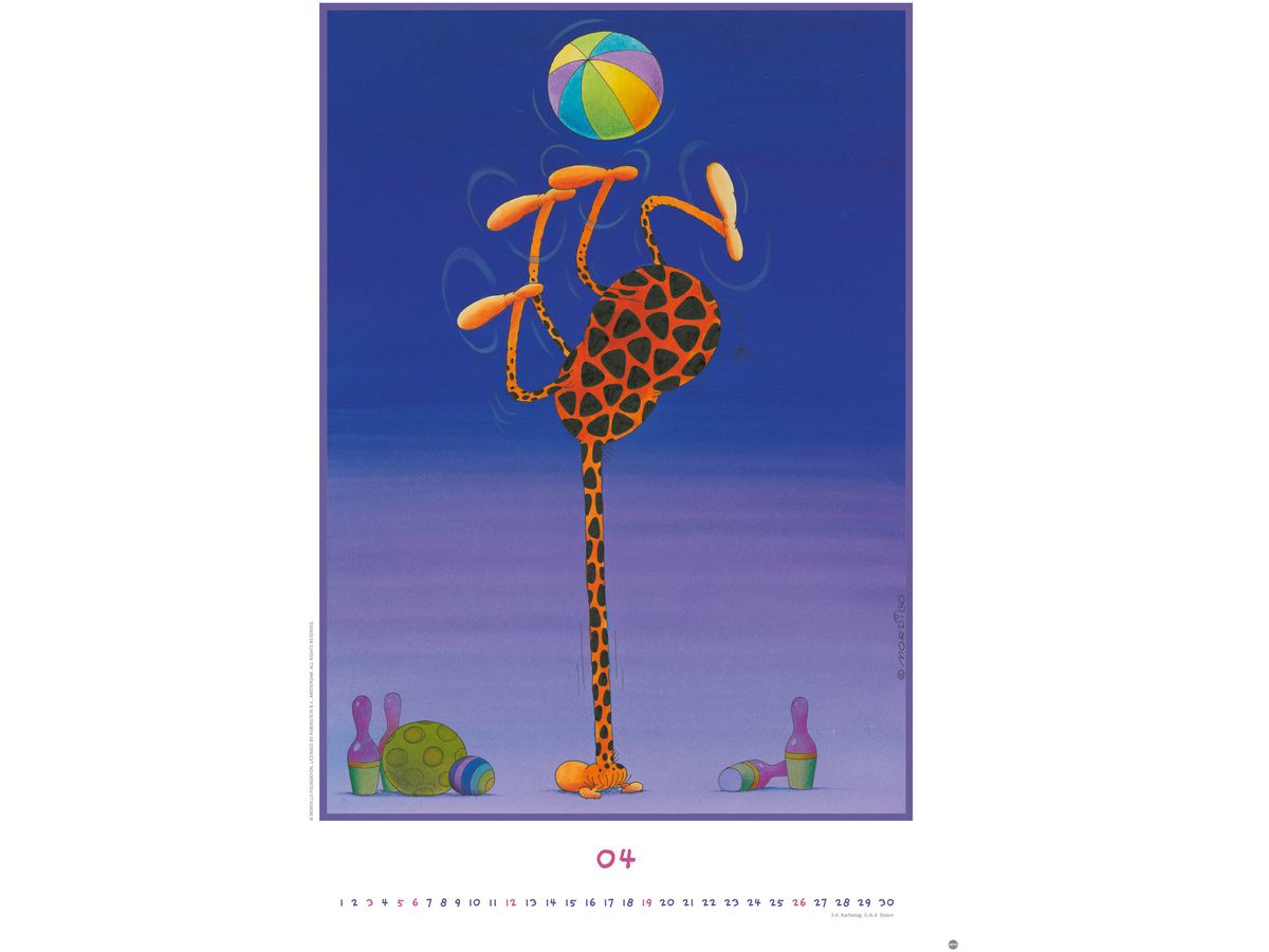 HEYE Bildkalender 2026 1200+26 Mordillo DE 37x53.5cm (9783756409488)