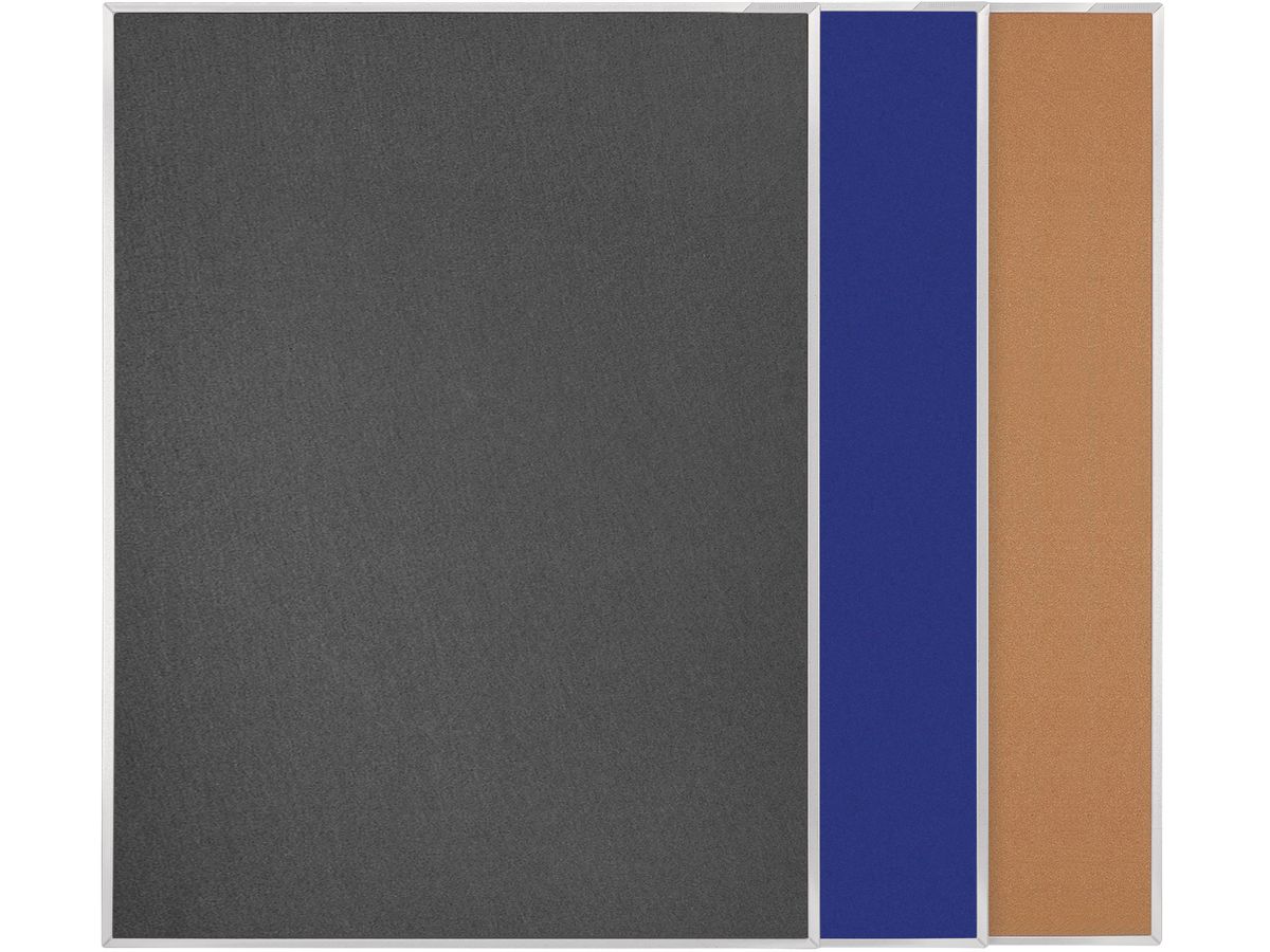 MAGNETOPLAN Pinnboard 1500x1200mm 11008B01 grigio, feltro (4013695019109)