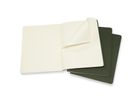 MOLESKINE Cahier XL, 3x, Blanko 855358 Myrtengrün 3 Stück (8055002855358)
