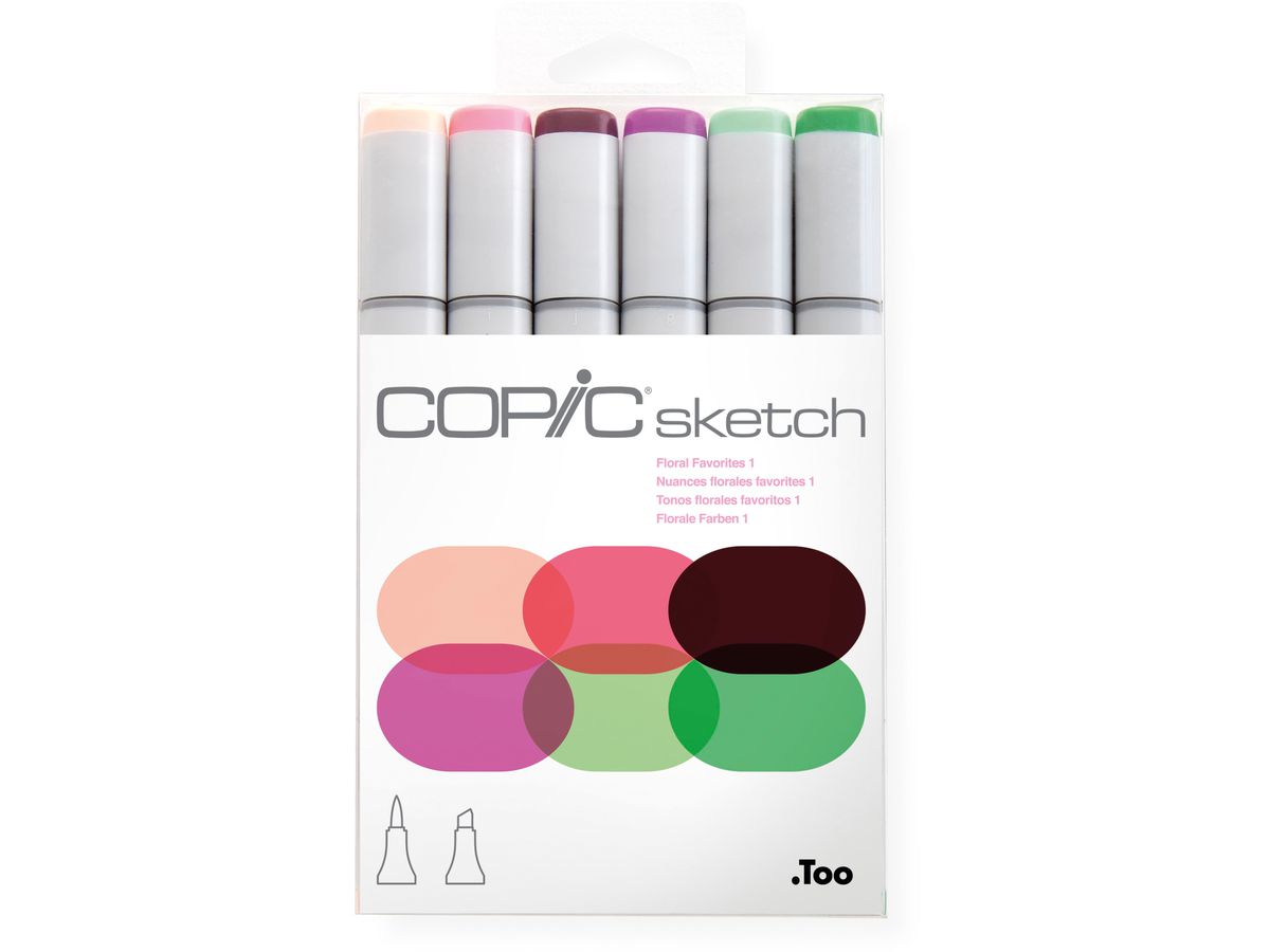 COPIC Marker Sketch 21075668 Set Floral Favorite 1,6 Stück (4511338052761)