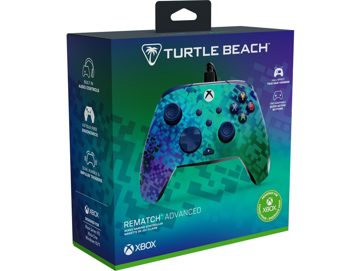 TURTLE BEACH Rematch Advanced Wired Ctrl. TBC-2004-55 XB Glitch Green (0840454400564)