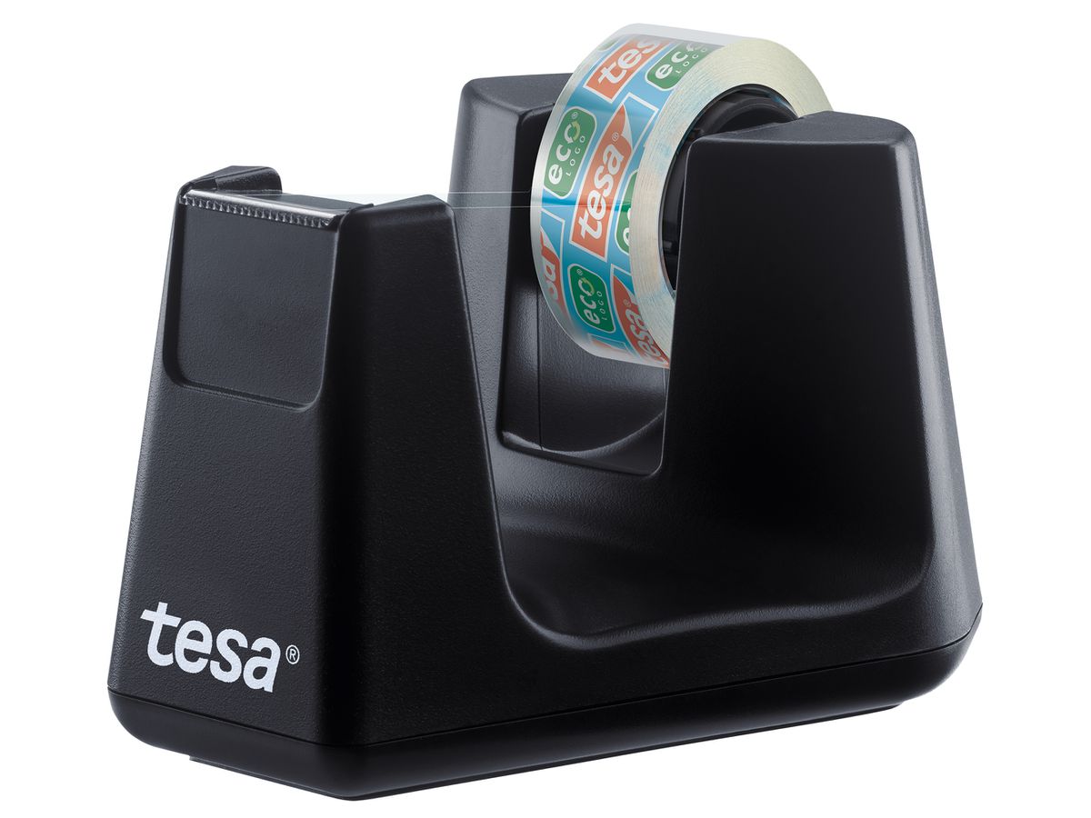TESA Dérouleur Easy Cut ecoLogo 539040000 Smart, noir, 1 roul.eco&clear (4042448259752)