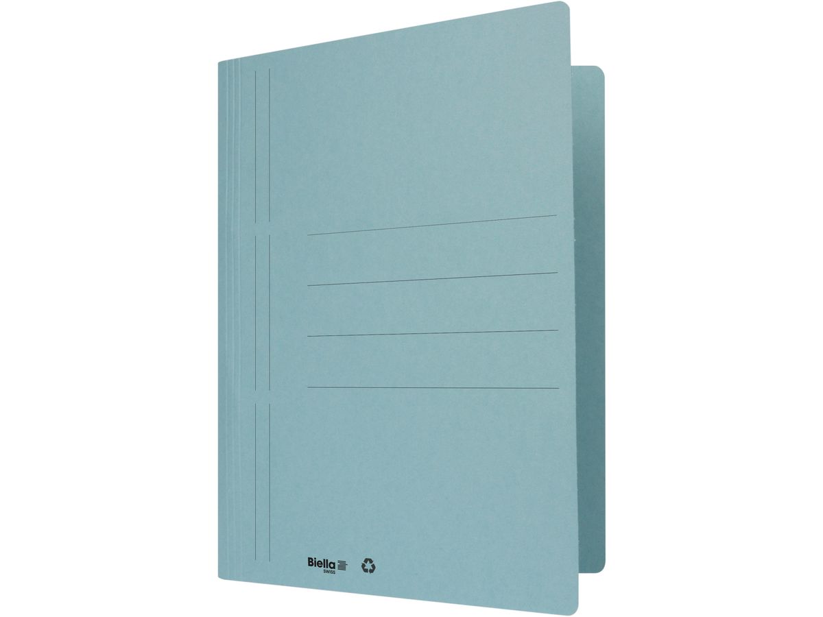 BIELLA Dossier raccoglit. Biella 6 A4 16640005U blu, 320gm2 100 fg. (7611365205417)