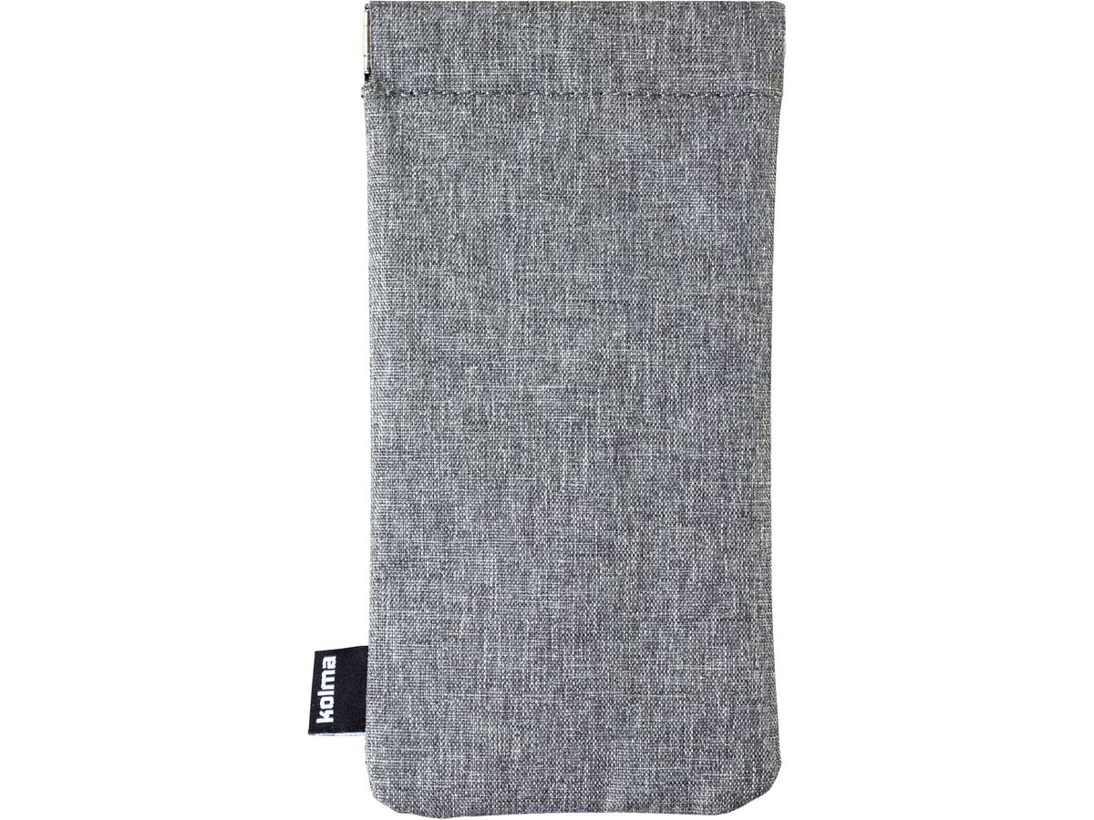 KOLMA Custodia per occhiali RPET 14.304.03 grigio PET ricic. 18.2x9x6mm (7611967140109)