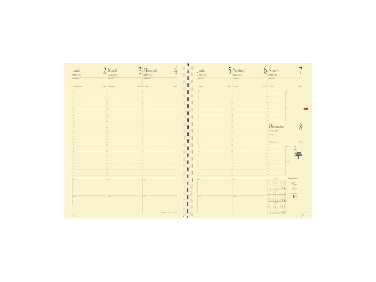 QUO-VADIS Recharge Manager 2026 371014Q 1S/2P FR 21x27cm (3371010140329)