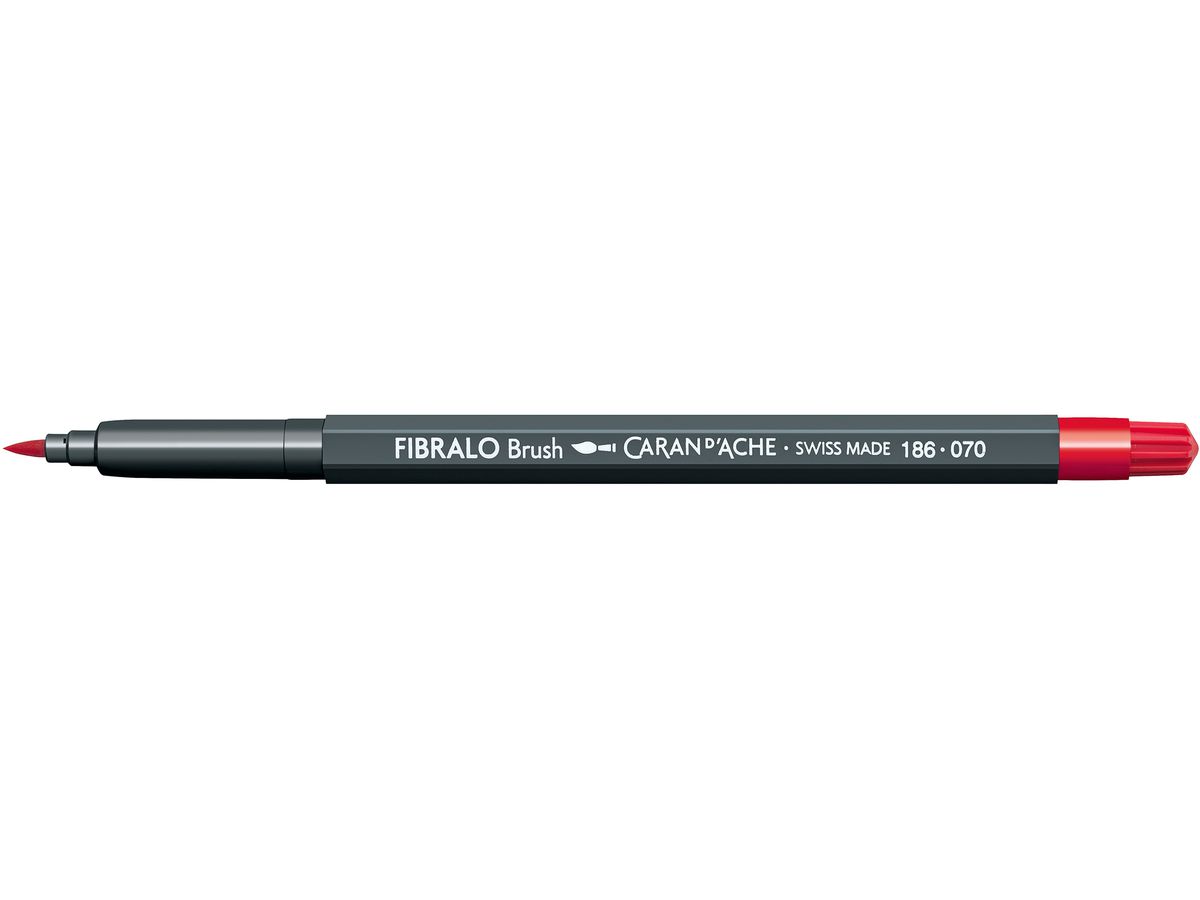 CARAN D'ACHE Classic Fibralo Brush 186.07 scharlachrot (7630002332323)