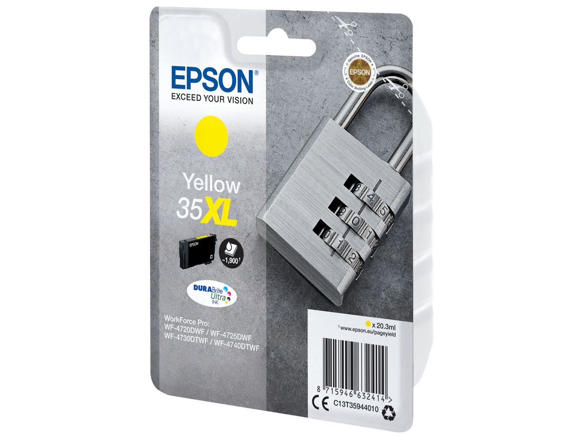 EPSON Cart. d'inchiostro XL yellow T359440 WF-4720/4725DWF 1900 pagine (8715946632414)