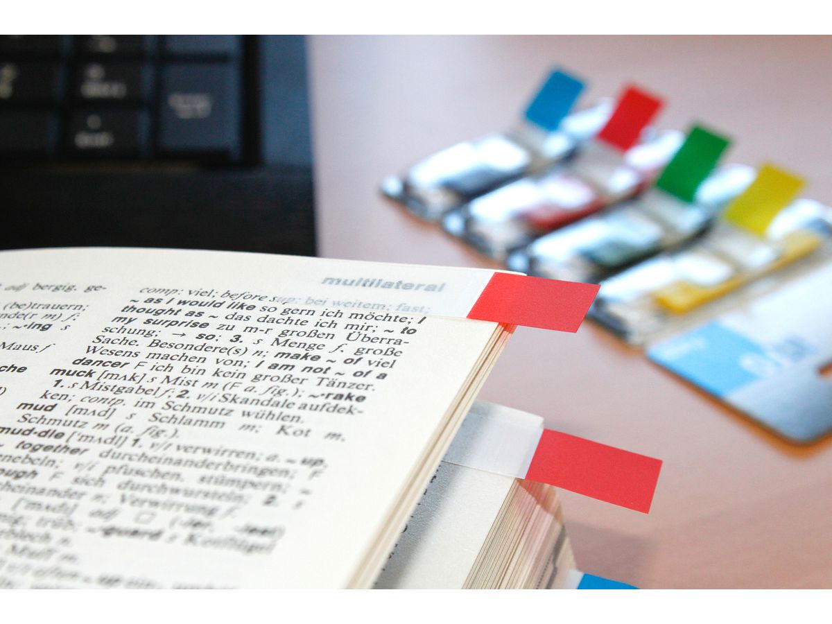 INFO Page Marker 5670-00 transp. 20x50mm, 4x40 flls. (4011169670009)