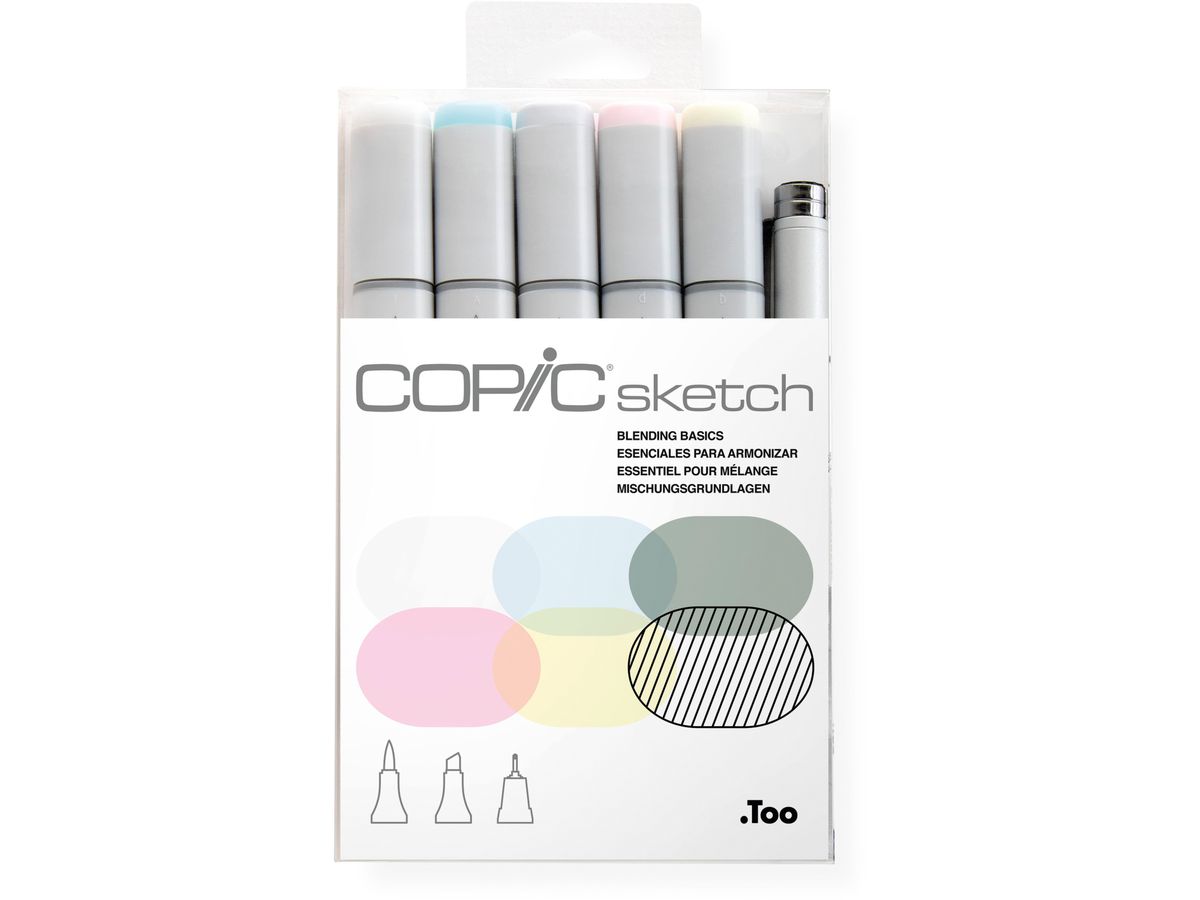 COPIC Marker Sketch 21075682 Set Blending Basic, 6 Stück (4511338052792)