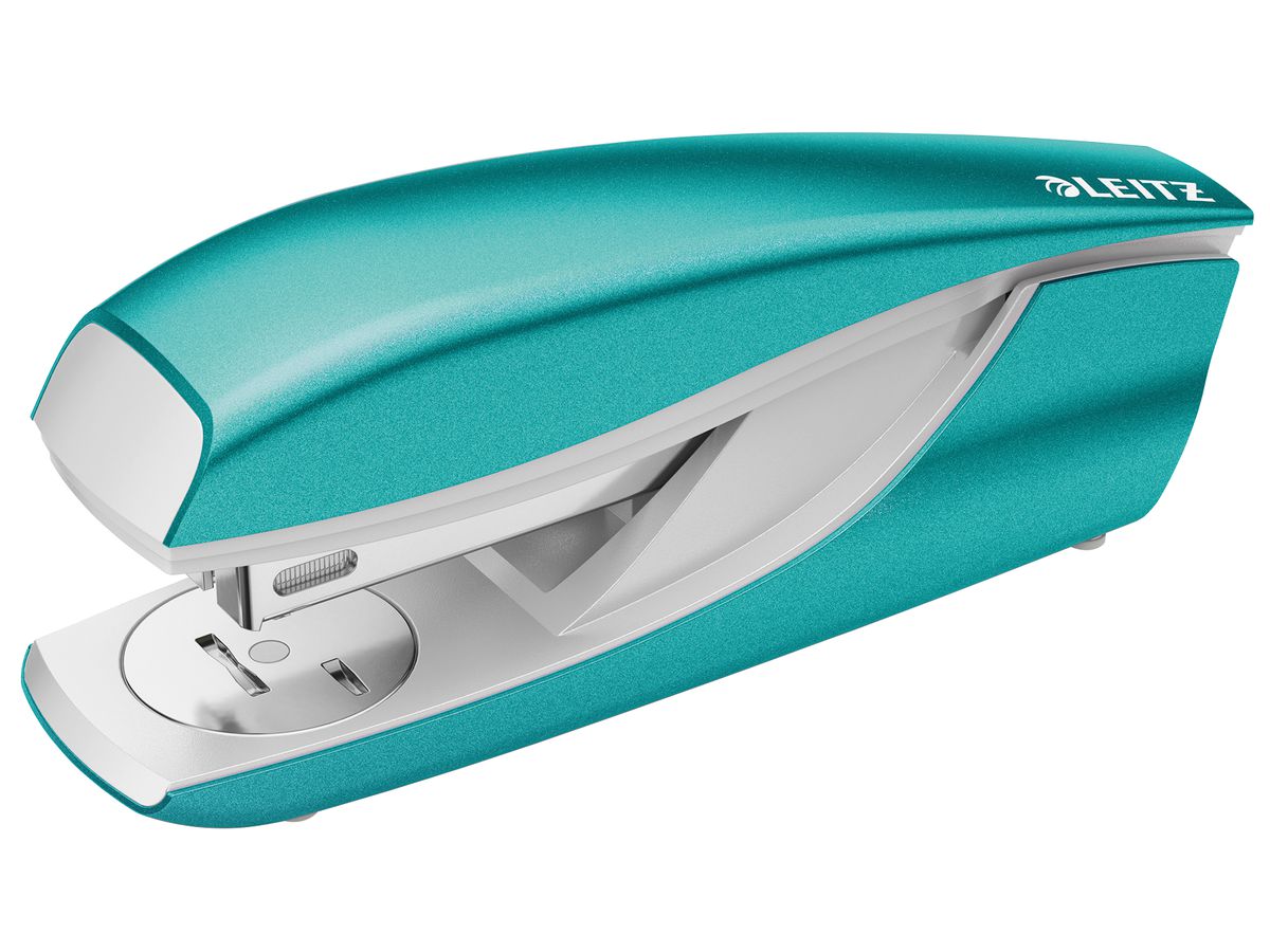 LEITZ Heftgerät NeXXt WOW 5502 55022051 eisblau 30 Blatt (4002432103140)