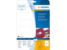 HERMA Etichette universali 80x40mm 9643 bianco 300 pz./25 fl. (4008705096430)