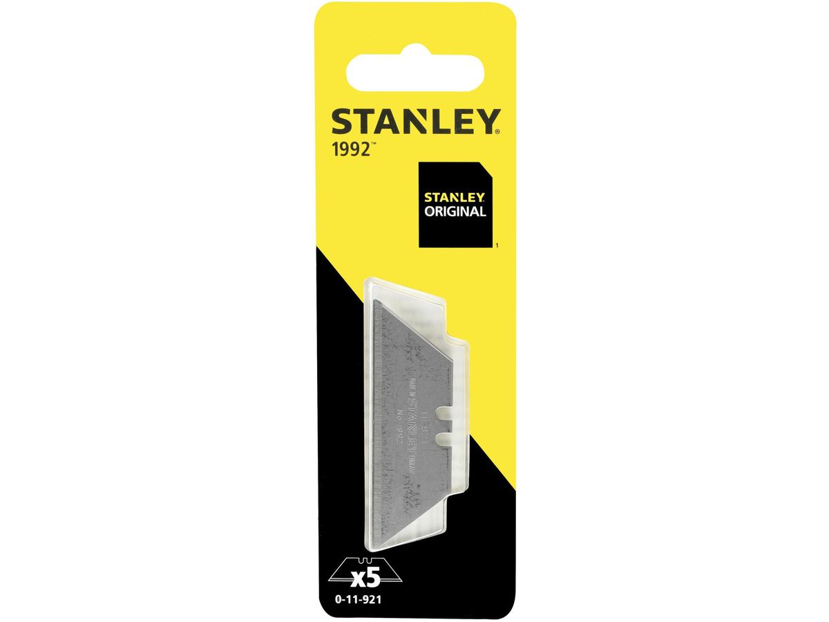 STANLEY Trapezklinge 1992, 19mm 0-11-921 5 Stück (5000366119212)