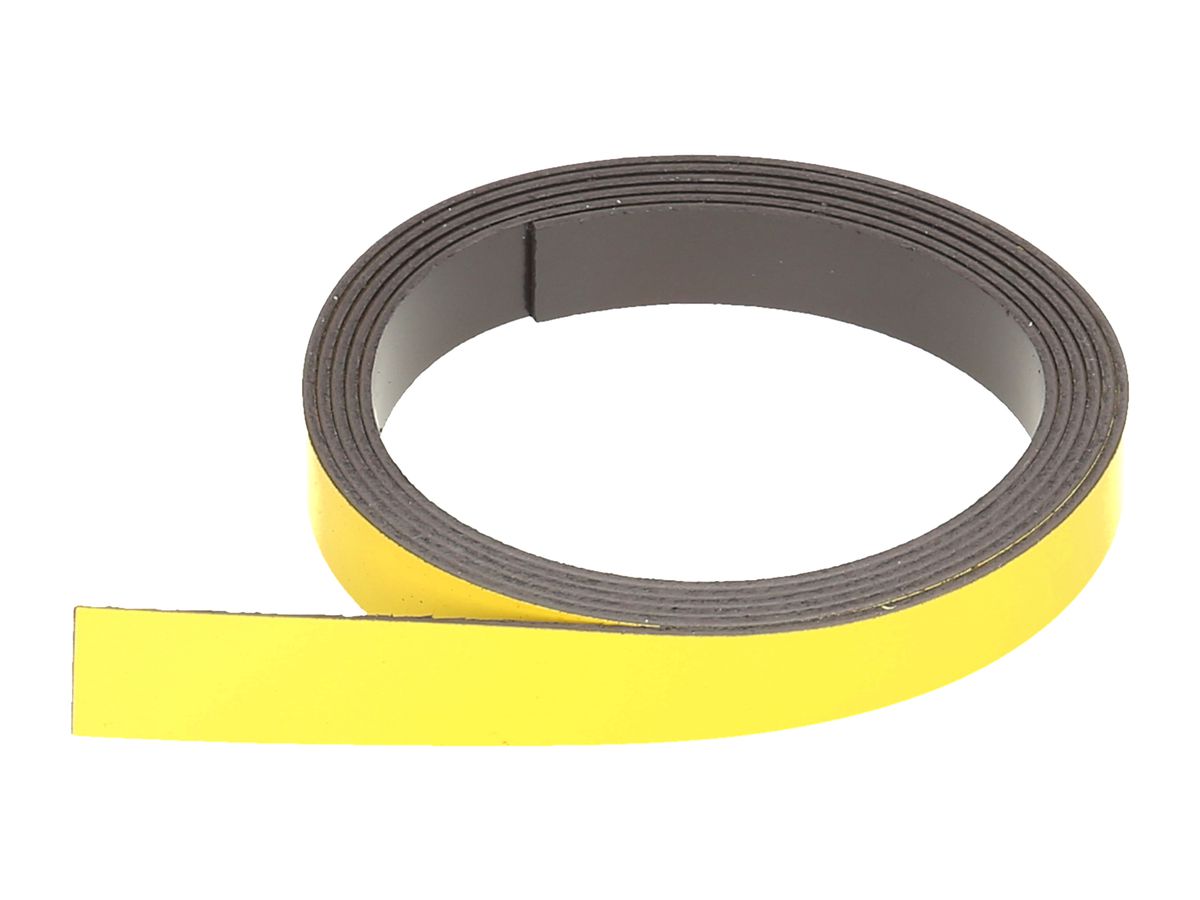 BOOFFICE Bande magnétique 1mx10mm BPM 10.04 jaune (7640114620751)