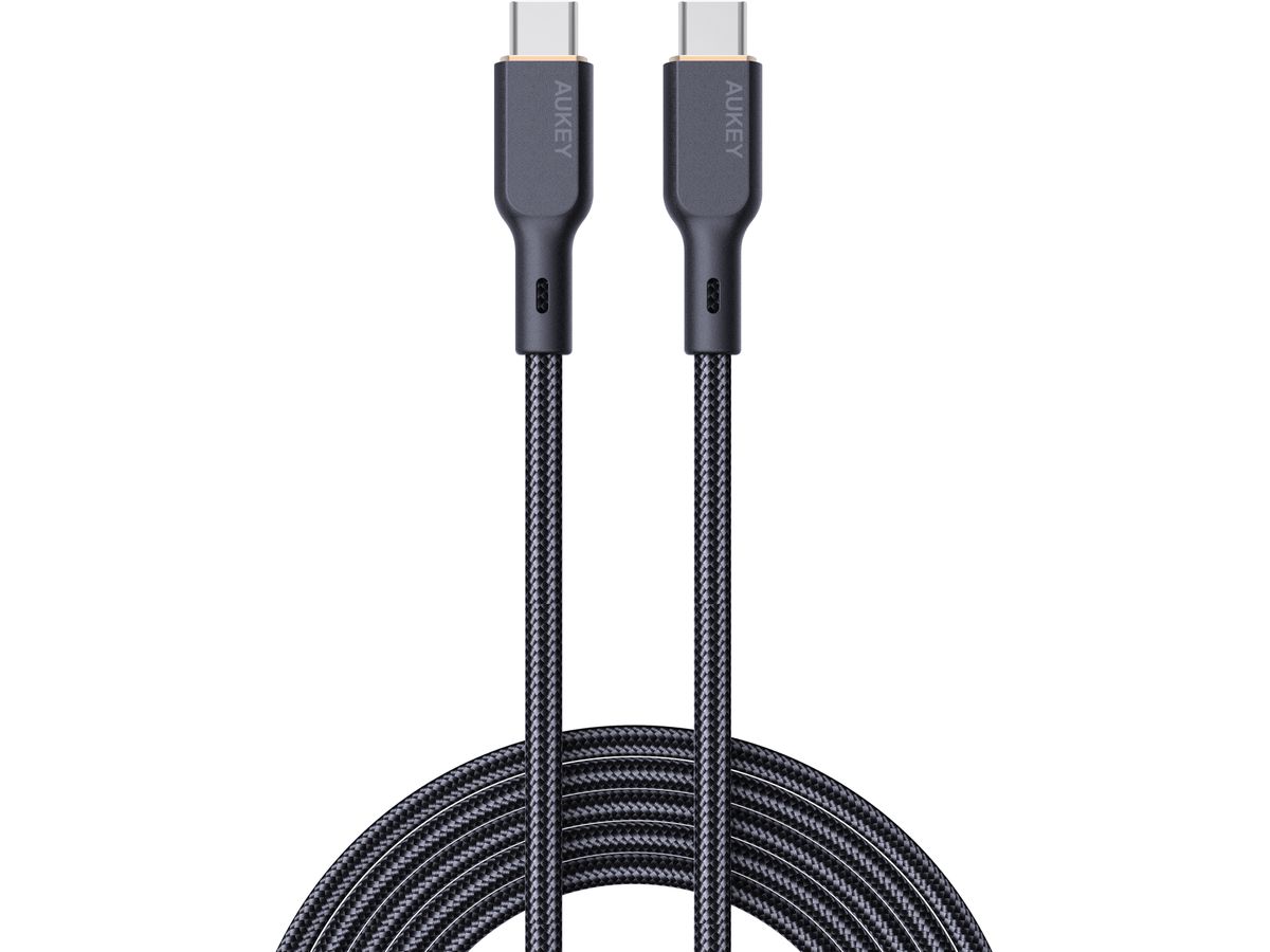 AUKEY Cable USB-C-to-C,Kevlar Core CB-KCC102 1.8m,Nylon Braided,100W,Bl. (0689323785322)