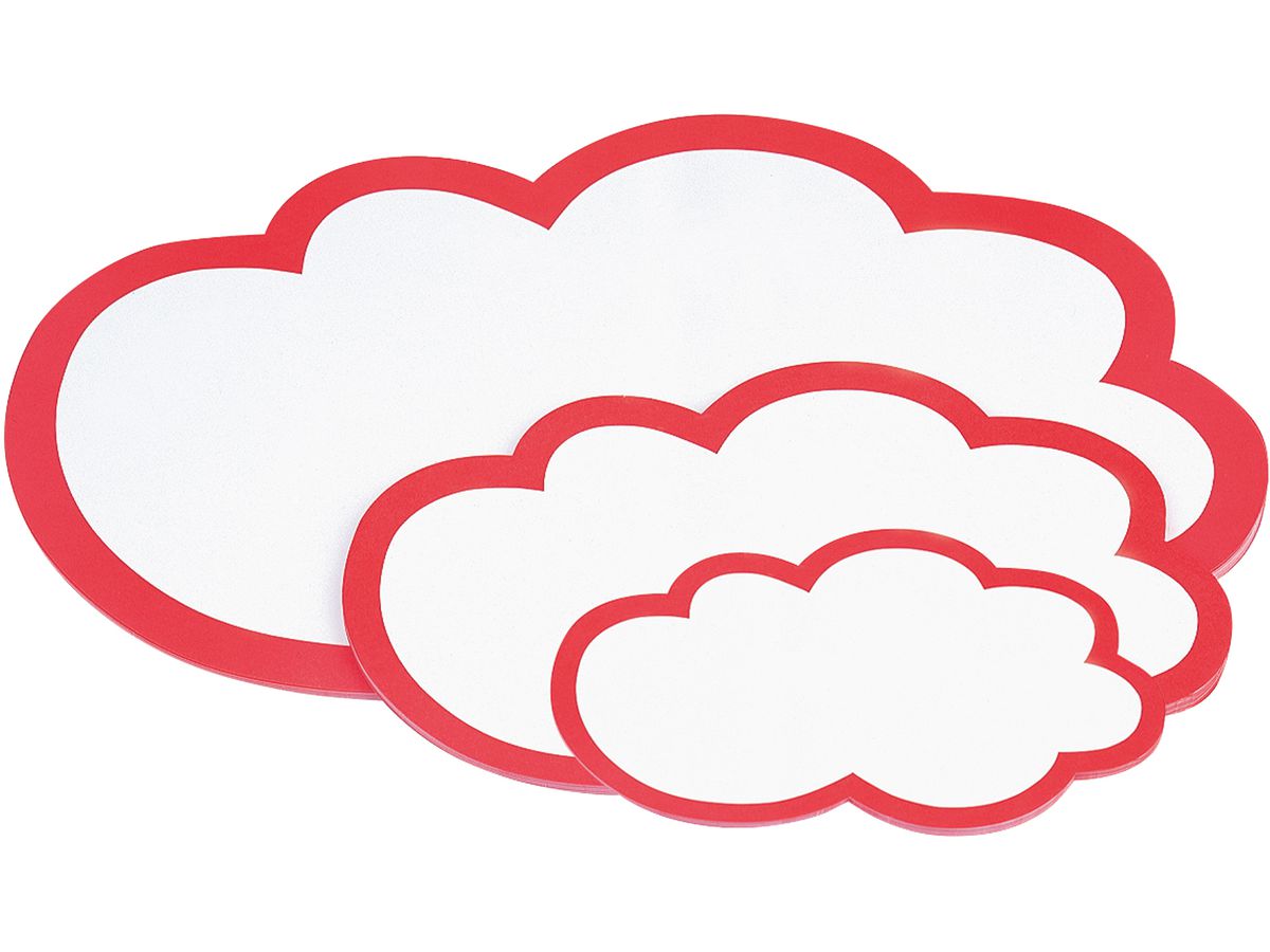 MAGNETOPLAN Carte Communicazione Nube 111152002 145x230mm 20 pezzi (4013695045245)