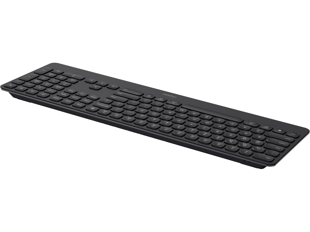RAPOO E9390M Ultraslim Keyboard 13133 Wireless, Black (6940056131331)
