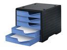 STYRO Styroswingbox 275-8430.629 noir/cornflower 5 tiroirs (7612176086356)