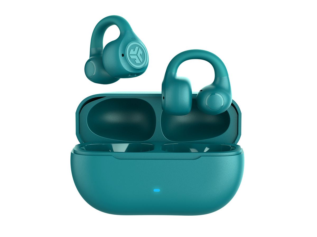 JLAB Flex Open Air Clip Earbuds IEUEBFLEXRTEL124 True Wireless, Teal (0810119071842)