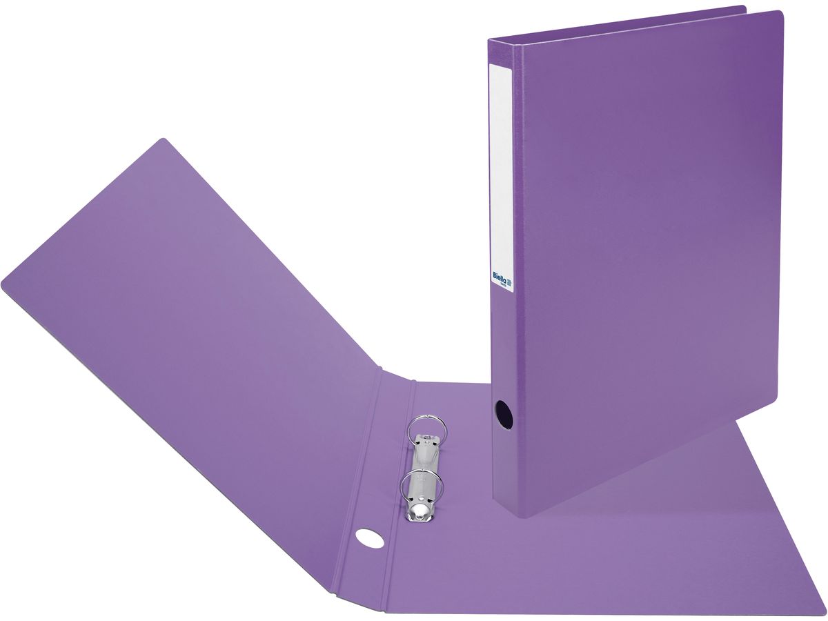 BIELLA Quaderni ad anelli Viria 3.1cm 15140342U viola 2 anelli A4 (7611365203956)
