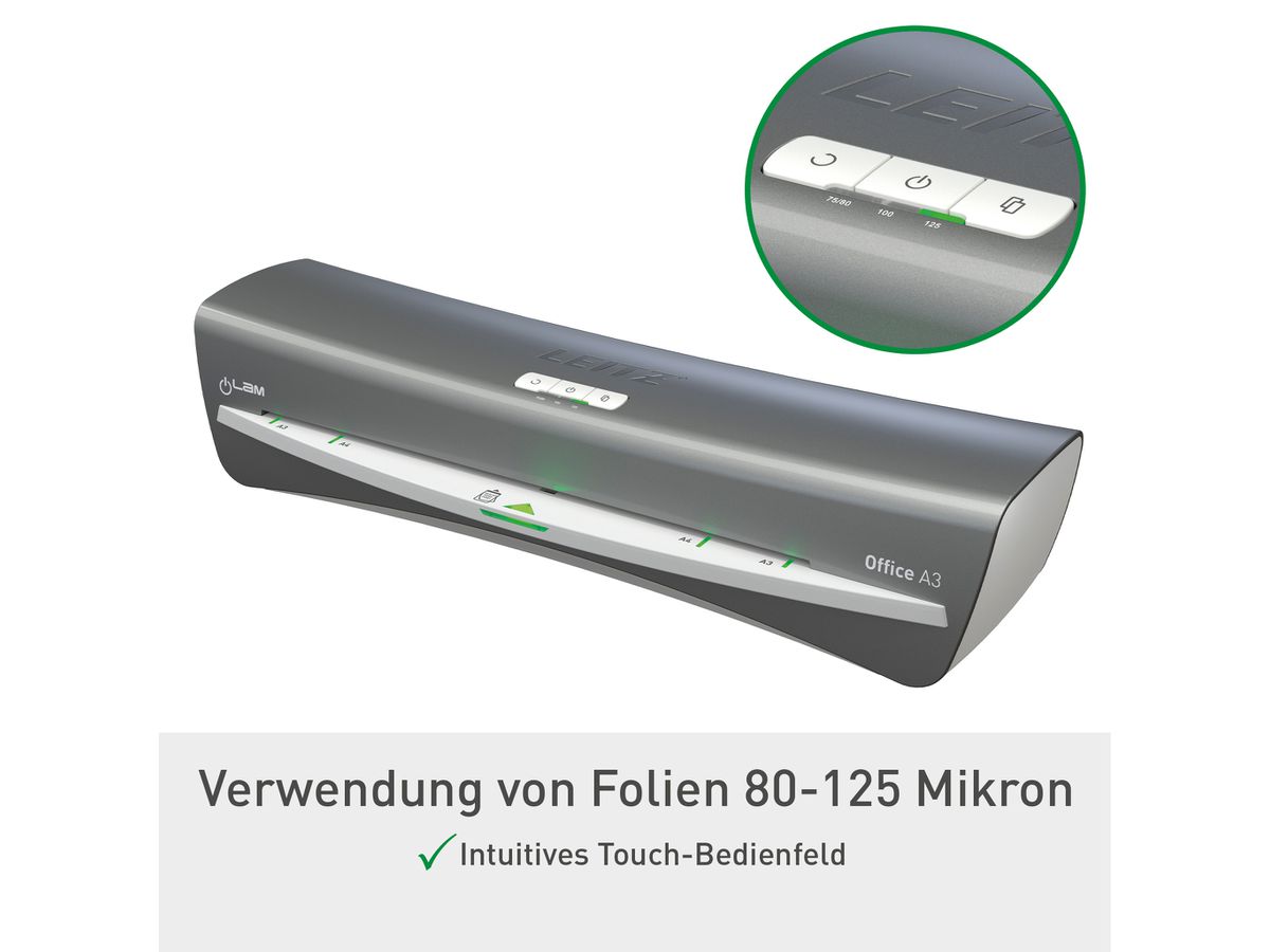 LEITZ Laminiergerät iLAM Office A3 72532084 (4002432139620)