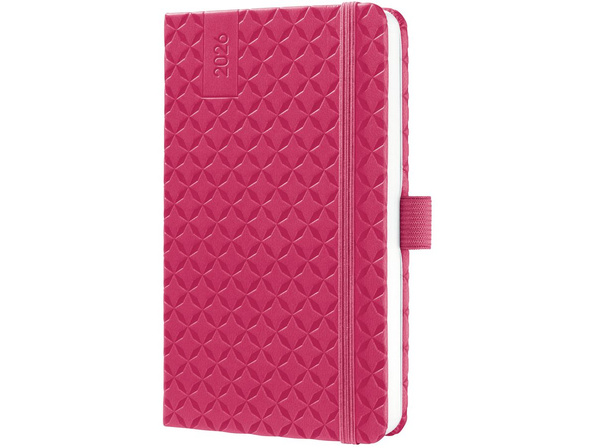 JOLIE Agenda Flair 2026 J6104 1S/2P fuchsia pink ML A6 (4004360776342)