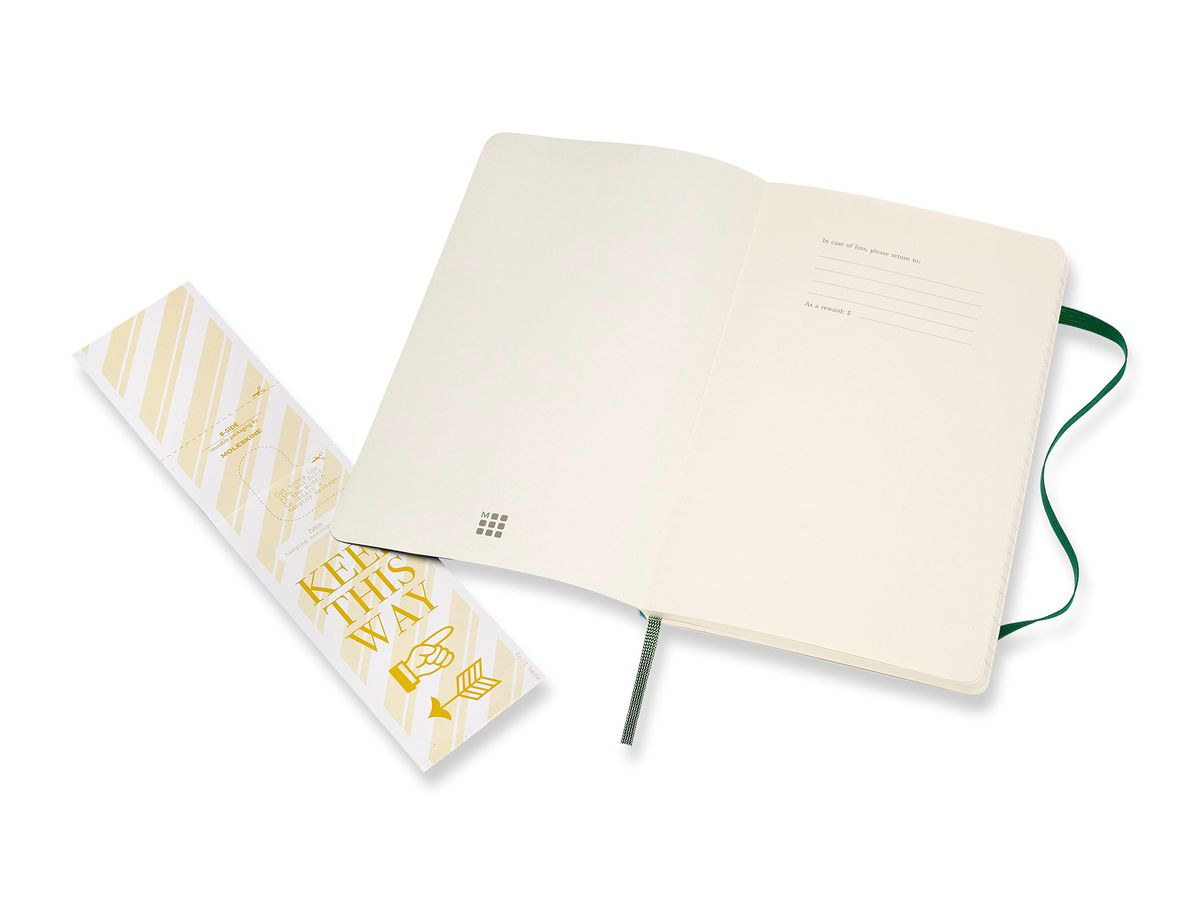 MOLESKINE Carnet SC L/A5 600011 lingé, vert, 240 pages (8053853600011)