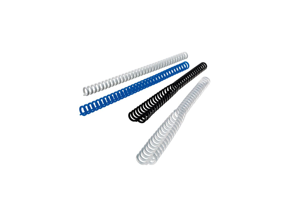 GBC Baguettes de reliure 8mm A4 388002E blanc, 34 anneaux 50 pcs. (5028252220156)