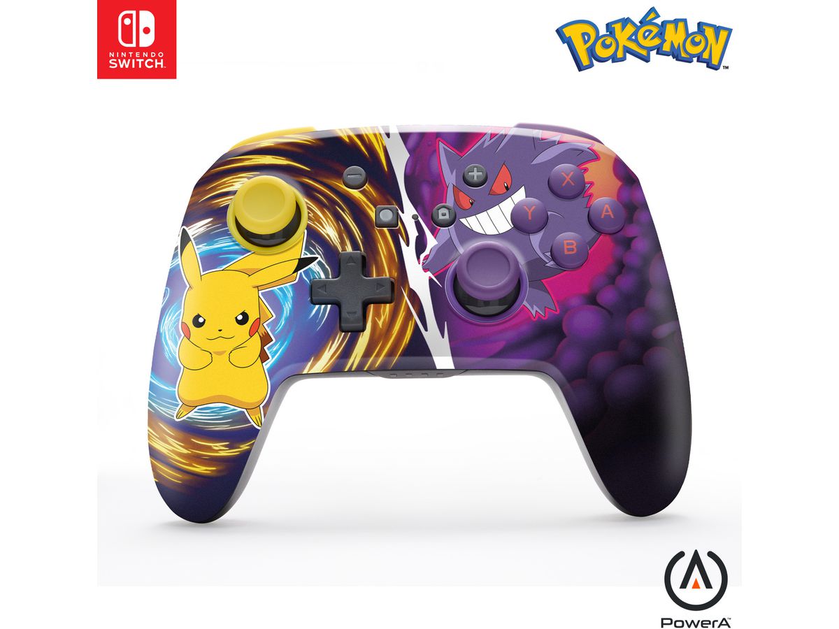POWER A Enhanced Wireless Ctrl. NSGP0420-01 NSW, Pikachu vs. Gengar (0617885133411)